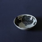 [川島いずみ]牡丹紋丸小鉢